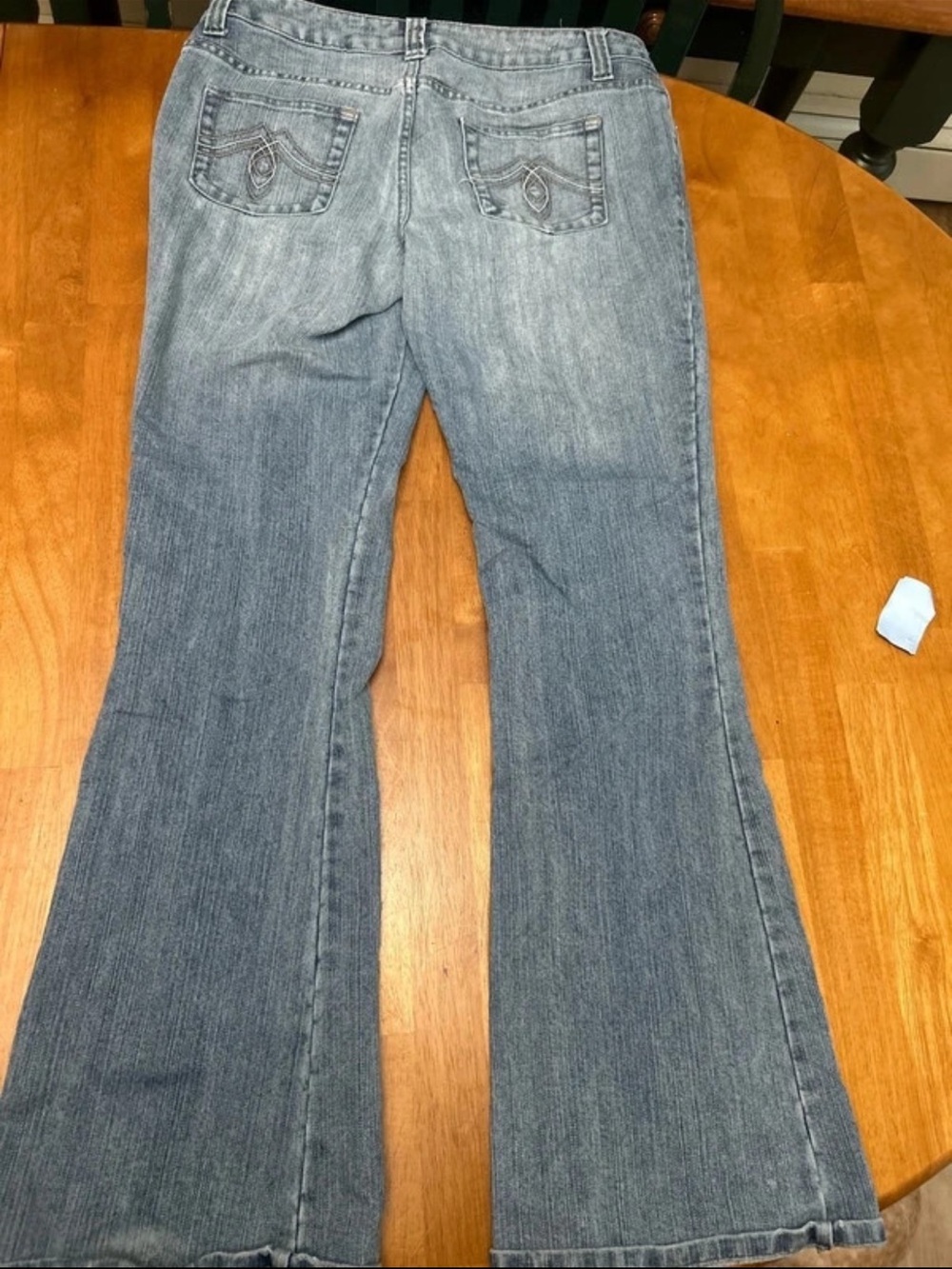 Women’s Flared Jeans Embroidered back pockets Y2K - Classic Denim